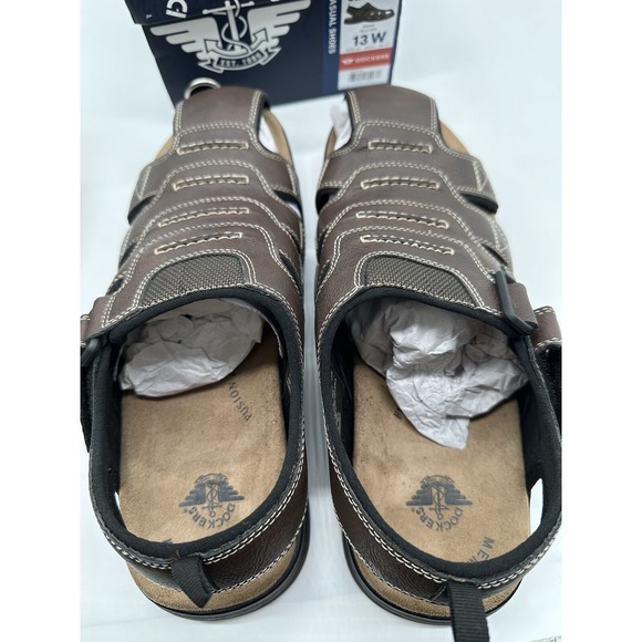 Dockers Mens Searose Casual Comfort Outdoor Sport Fisherman Sandal Sz 13 Wide main image 5